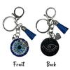Bling Evil Eye/Mati/Third Eye Key Chain Created with Swarovski Crystals view 3