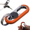 YISTEROD 2023 New Mens Car Key Chain - Heavy Duty Car Keychain Organizer for Women Men (Orange) view 1