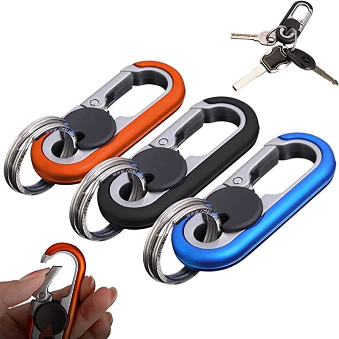 YISTEROD 2023 New Mens Car Key Chain - Heavy Duty Car Keychain Organizer for Women Men (Pack of 3)
