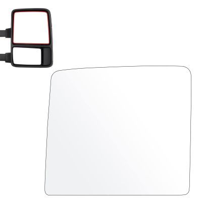 FEIPARTS Tow Mirror Glass Fits for 1999-2016 For Ford F-250 F-350 F-450 F-550 Super Duty 2000-2005 For Ford Excursion Upper Flat Mirror Glass for Left Side Non-Heated No Lights 1 Piece