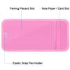 Handicap Placard Holder for Auto, Car Sun Visor Disabled Parking Tag, Pink view 2