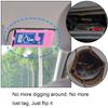Handicap Placard Holder for Auto, Car Sun Visor Disabled Parking Tag, Pink view 3
