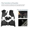 Vonzasi Luxury Car Floor Mats for Infiniti QX56 7seat 2011-2013 Full Set Auto Carpets Diamond PU Leather Floor LinerBlack Blue view 4