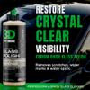 3D Glass Polish Cerium-Oxide Based Window Polish, Light & Fine Glass Scratch Remover for Car Windows Restores Clarity & Removes Wiper Marks, Swirls, Water Spots - 16oz view 2