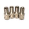Set of 4 Double Seal Inflate Through Type Valve Extension Caps for Truck, RV, Semi, Trailer and Other Applications by TYK Industries view 1