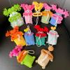 SHUNSHUNNI 2023 Funny Handmade Crochet Key Holder, 3.4" Handwoven Car Key Cover Case, Cute Pocket Lighters Bag Key Fob Cover Case (#22) view 3
