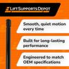 Lift Supports Depot Qty (2) Compatible with Nissan Murano 2015 to 2022 Front Hood Lift Supports Shocks Struts view 2