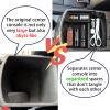 RUNROAD Center Console Organizer Tray Compatible with 2020 2021 2022 2023 2024 2025 2026 Kia Seltos Accessories, ABS Insert Tray Secondary Storage Box Holder Black view 4