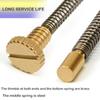 Lighter Replacement Repair Kit, 2.5 x 49 mm/ 0.1 x 1.93'' Lighter Flints Screw Spring and Base Plate for Lighters Repair Accessories (2 Pack) view 3