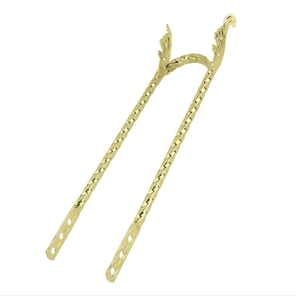 ALTALINE Bicycle Square Twisted Bike Wing Style Twisted Sissy Bar, Multiple Colors (Gold)