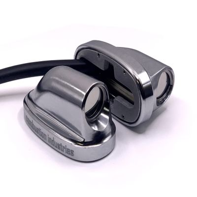 Micron LED Rear Turn Signals for HD Harley Davidson Dyna/Sportster/Softail '99-up | Aluminum Housing (Amber, Chrome)