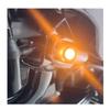 Micron LED Rear Turn Signals for HD Harley Davidson Dyna/Sportster/Softail '99-up | Aluminum Housing (Amber, Chrome) view 4