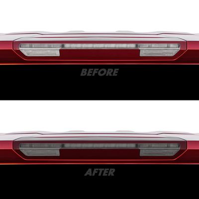 SlickMod PreCut Vinyl Smoke Tint for 2019-2023 GMC Sierra 1500 Third Brake Light (35% Light Smoke, 1. Third Brake Light)