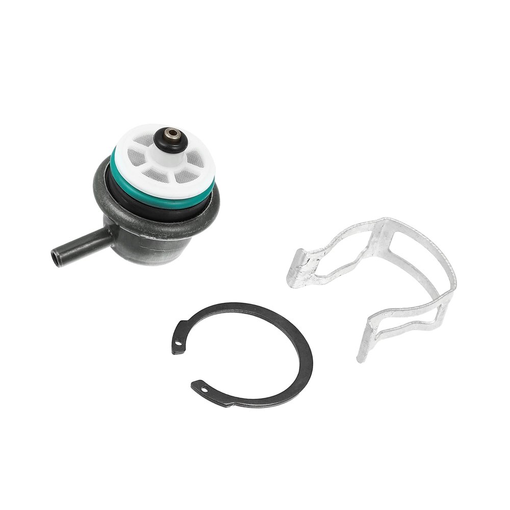 ACROPIX Fuel Injection Pressure Regulator Fit for Chevrolet Silverado 1500 with Clip Snap Ring - Pack of 1 Black