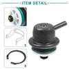 ACROPIX Fuel Injection Pressure Regulator Fit for Chevrolet Silverado 1500 with Clip Snap Ring - Pack of 1 Black view 4