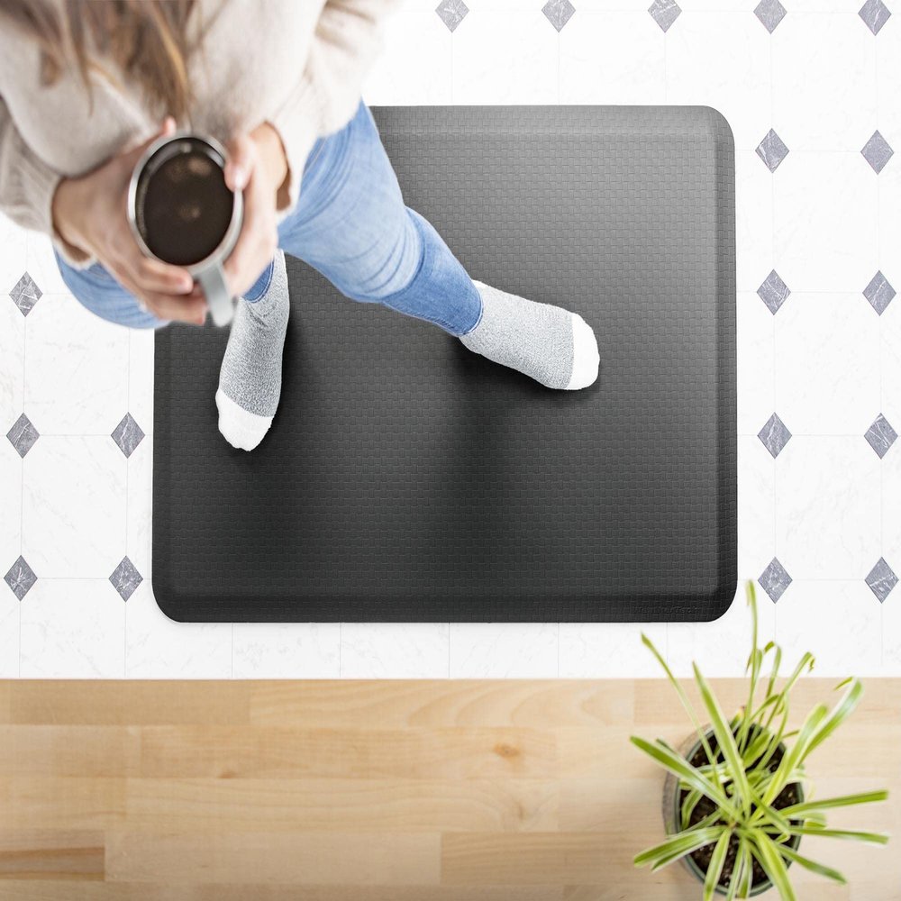 WeatherTech ComfortMat, 24 by 36 Inches Anti-Fatigue Comfort Mat - Woven, Black