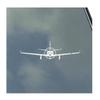 TBM 900 Pilot Front View with Landing Gear Down Vinyl Sticker Decal Light Utility Business Civil Aviation Trainer Private view 1