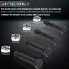 9/16" -18 X 3-1/2" Trailer Leaf Spring Shackle Bolts with Lock Nuts For 2" Wide Slipper or Double Eye Leaf Springs Onto Hanger Bracket Or Equalizers view 2