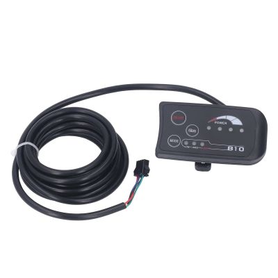 VBESTLIFE S810 LED Display Panel for Electric Bikes, 36V/48V Voltage Compatible LCD Speedometer with Gear Memory & Design, Universal Bike Dashboard