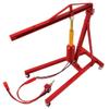 NHX RC Metal 1/10 Foldable Engine Repair Stand/Shop Crane Lift - Red view 1