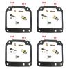 JUIYU Carburetor Kit XJR400 Carburetor Repair Kit XJR 400 Carb Chamber Seal Gasket Float 1993-1999 4 Sets Carberature (Color : 2) view 2