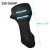X AUTOHAUX 420D Oxford Cloth Motor Full Outboard Boat Engine Cover Fit Up to 250-300HP Black view 3