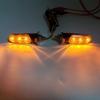 FSFY Amber Turn Signal Light Motorcycle Blinkers Indicator Light Lamp Universal For Motorcycle, Dirt Bike, Street Bike, Dual Sport, 4 Pieces Smoke Lens view 4