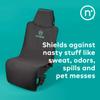 Nonaste Premium Car Seat Protector - Made with Neoprene to Resist Sweat, Odors, Spills & Pets - Odor-Resistant, Waterproof, Sweatproof & Easy to Clean Athletic Car Seat Protector - Black, 1 Pack view 2