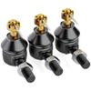 HOWBOW Club Car Ds Tie Rod End, 3PCS Ball Joint Kit Golf Cart Parts On Driver and Passenger Side Fits 1976-2008 Club Car Ds Gas & Electric OEM Part # 7539 7540 view 1