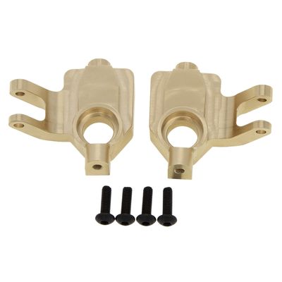 MEUS RACING UTB18 Brass Steering Knuckles 33g/pc for AXIAL UTB18 Capra Trail Buggy #AXI212010 Upgrade Parts, Gold