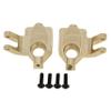 MEUS RACING UTB18 Brass Steering Knuckles 33g/pc for AXIAL UTB18 Capra Trail Buggy #AXI212010 Upgrade Parts, Gold view 1