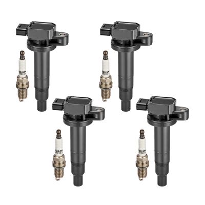 BDFHYK Ignition Coil UF316 and Spark Plug 7090 for Toyota Prius 2001-2008