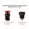 MUQZI Handlebar End Plugs - Expanding, Aluminum and Adjustable Handlebar Bike Bar Ends, Rainbow view 3