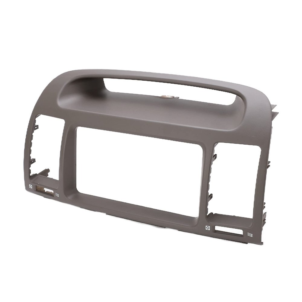 Leapiture Dash Stereo Bezel 2Din Car Stereo Radio Fascia CD Dashboard Panel Frame ABS Replacement for CAMRY 20002003
