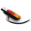 VVEDIK 2Pcs LED Tail Light Taillight Turn Signal Indicator Stop Lamp Rear Brake Light for Motorcycle,60v view 4