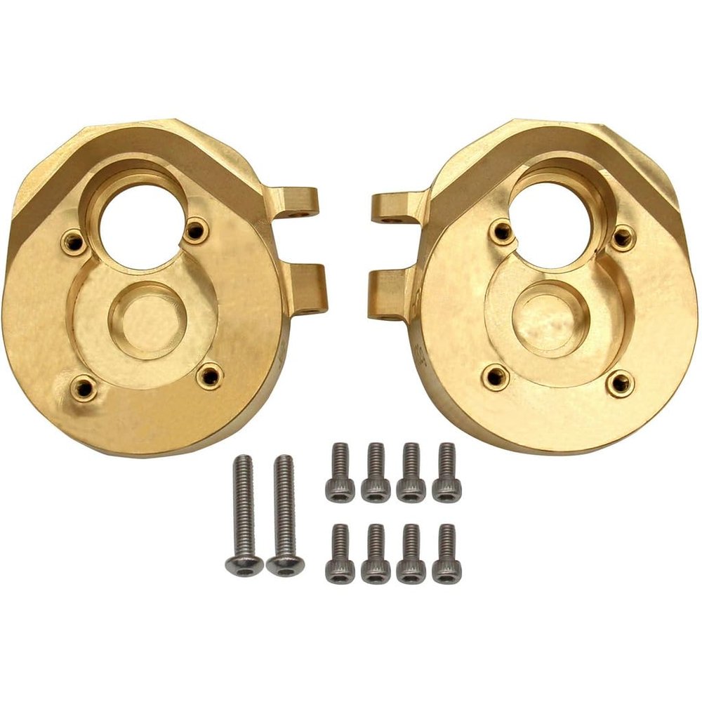 Hot Racing AUTB21HX 132g Brass Currie F9 Portal Steering Knuckle: UTB SCX 3