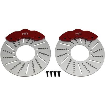 Hot Racing RVO21RR02 Disc Brake 64mm Rotors and Calipers for RVO21XG