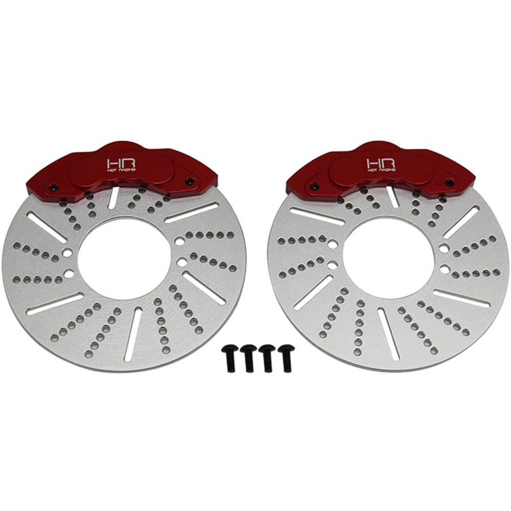 Hot Racing RVO21RR02 Disc Brake 64mm Rotors and Calipers for RVO21XG