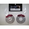 Hot Racing RVO21RR02 Disc Brake 64mm Rotors and Calipers for RVO21XG view 2