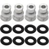 Hot Racing SXTF160R Replacement Shock Mount Ball and o-Ring view 1