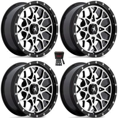 MSA M45 Portal 14" Wheels/Rims Machined Pioneer