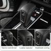 XITER Leather Automatic Gear Shift Knob Cover Car Shift Boot Lever Protector for Porsche Cayenne 2019 2020 2021 2022 2023 Interior Accessories(Black) view 2
