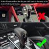 XITER Leather Automatic Gear Shift Knob Cover Car Shift Boot Lever Protector for Porsche Cayenne 2019 2020 2021 2022 2023 Interior Accessories(Black) view 4