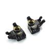 TREAL UTB18 Capra Brass Front Steering Knuckles Inner Portal Covers Set (2P) 35.8g/pc Heavy Weight Upgrades-Black view 1
