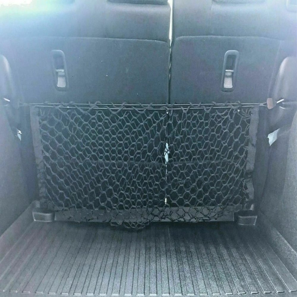 EACCESSORIES EA Rear Trunk Seats Organizer Cargo Net for Kia NIRO 2017-2026 Envelope Style Cargo Net for SUV Premium Mesh Elastic Car Trunk Organizer Vehicle Carrier Storag Compatible with NIRO