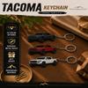 FOUR WHEEL BEAST Tacoma Keychain - Tacoma Accessories 2016-2022 mods for Pro Sport Off Road Cool Key Chain Fob Cover 3rd gen Toy Truck (Army Green) view 4