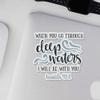 Decal Stickers of Isaiah 43-2 Premium Indoor (No Waterproof) Vinyl Decal Stickers for Laptop Phone Accessory Helmet Car Window Mug Tuber Cup Door Wall Decoration NVCVER3g1984aBL view 4