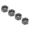 VGEBY 7mm Hex Wheel Hubs Professional Aluminum Alloy RC Wheel Hex Drive Adapter for FMS FCX24 1/24 RC Car (Titanium) view 3