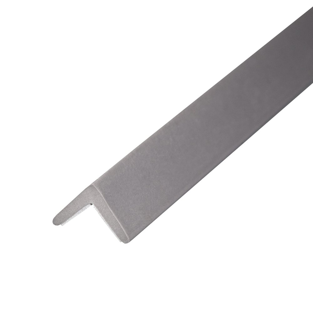 Heavy-Duty Industrial-Grade Compact Corner Guard and Furniture Edge Protector and Bumper Grey, 24 Inches Set of 4