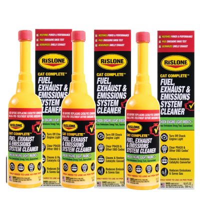 Rislone 4720-3PK Cat Complete Fuel, Exhaust, Emission System Clean, 3-Pack